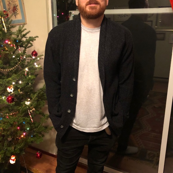 Cardigan - navy blue -large - Picture 2 of 3